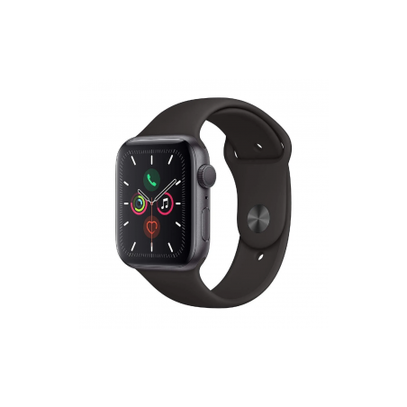 Montre Connectée Apple Watch Series 5 Cellulaire 44mm Noir Aluminium Avec Bracel… — Reconditionné Garanti 12 mois · Smarty Paris